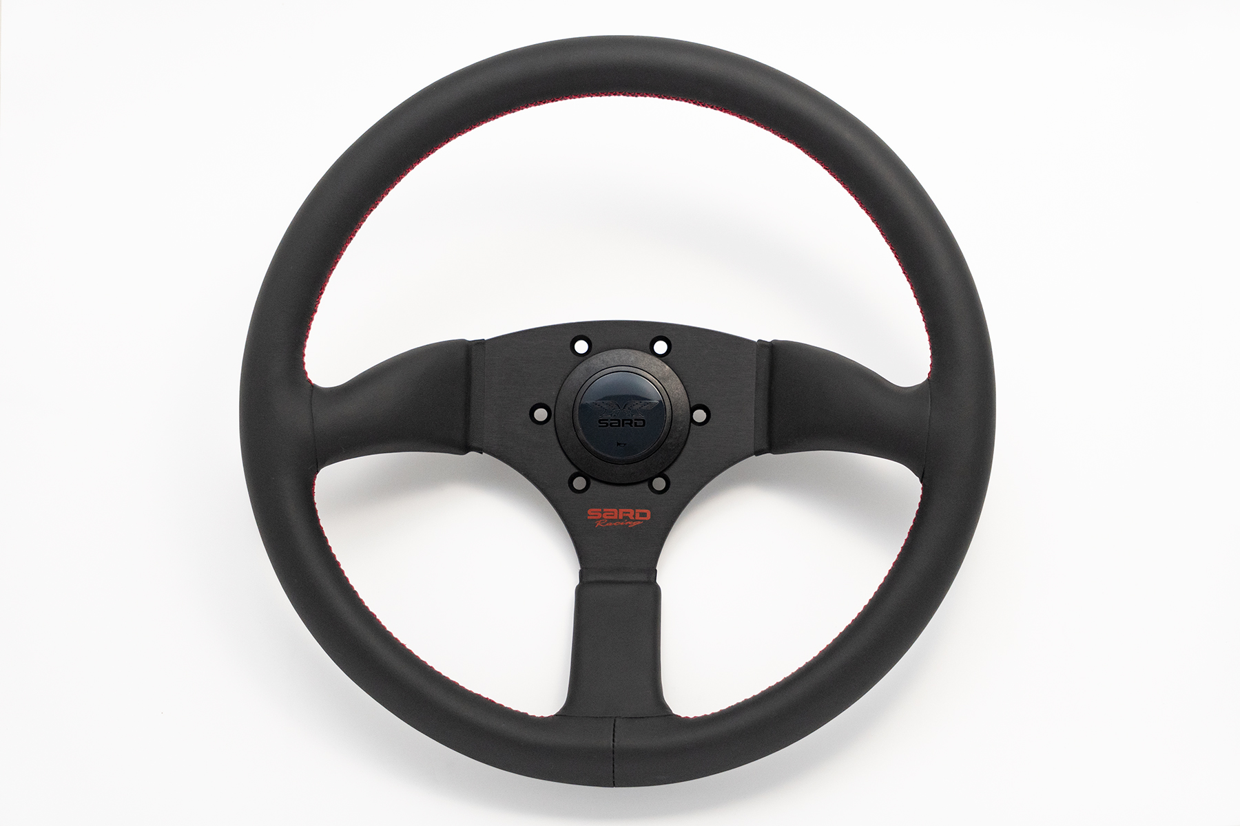 SARD STEERING Semi Deep 345㎜ RED